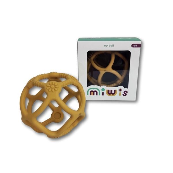 Pelota Mordedor Ocre - Miwis
