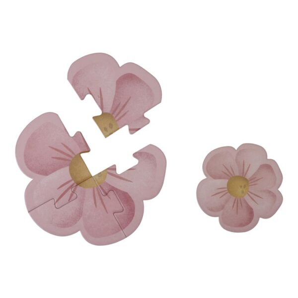 Puzzle 6 en 1 Flores y Mariposas - Little Dutch - Imagen 3