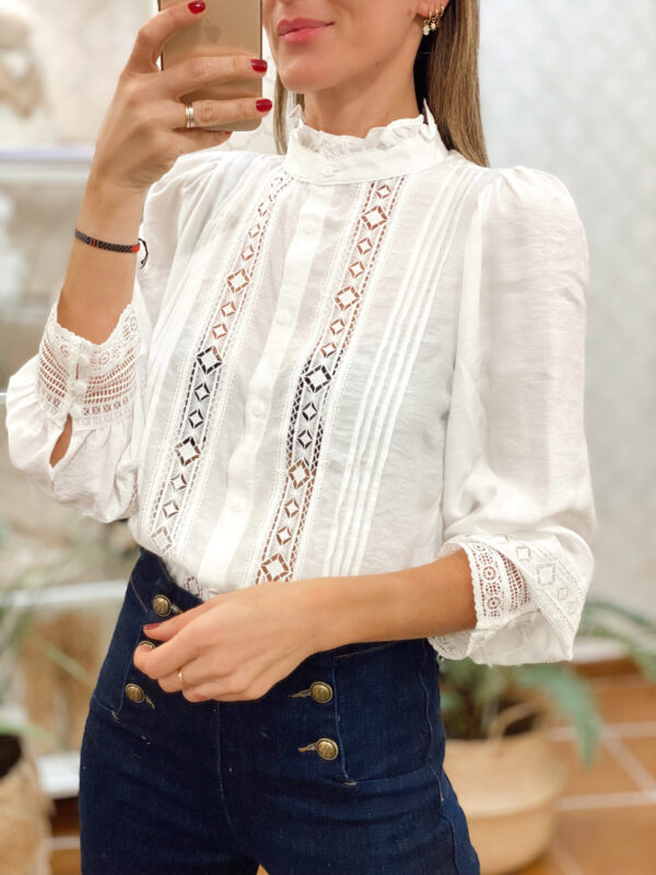 Camisa Clarissa Blanca - Imagen 3