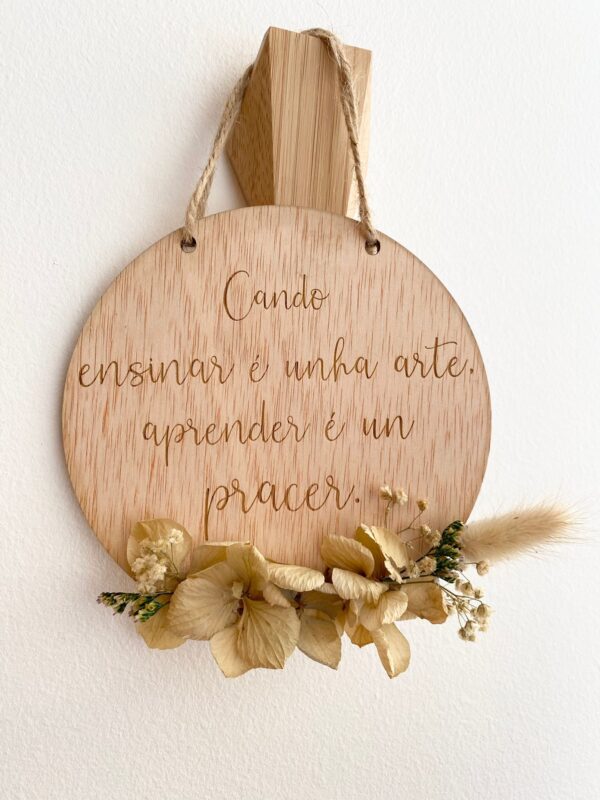 Cartel Personalizable para Profes - Peixes Love