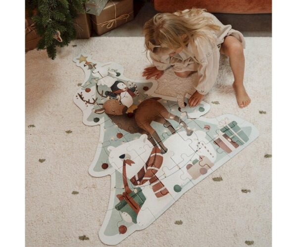 Puzzle XXL Navidad (35 piezas) - Little Dutch