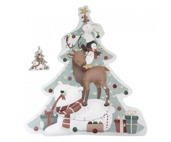 Puzzle XXL Navidad (35 piezas) - Little Dutch - Imagen 4